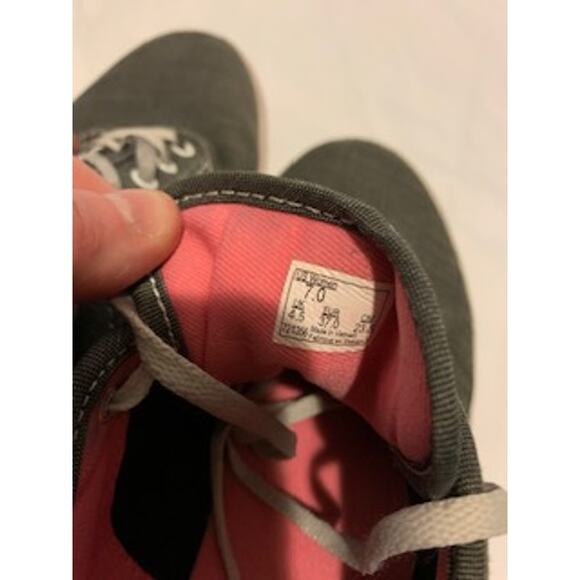 Vans Gray and Pink Sneakers Womens Size 7 Classic - Picture 7 of 8